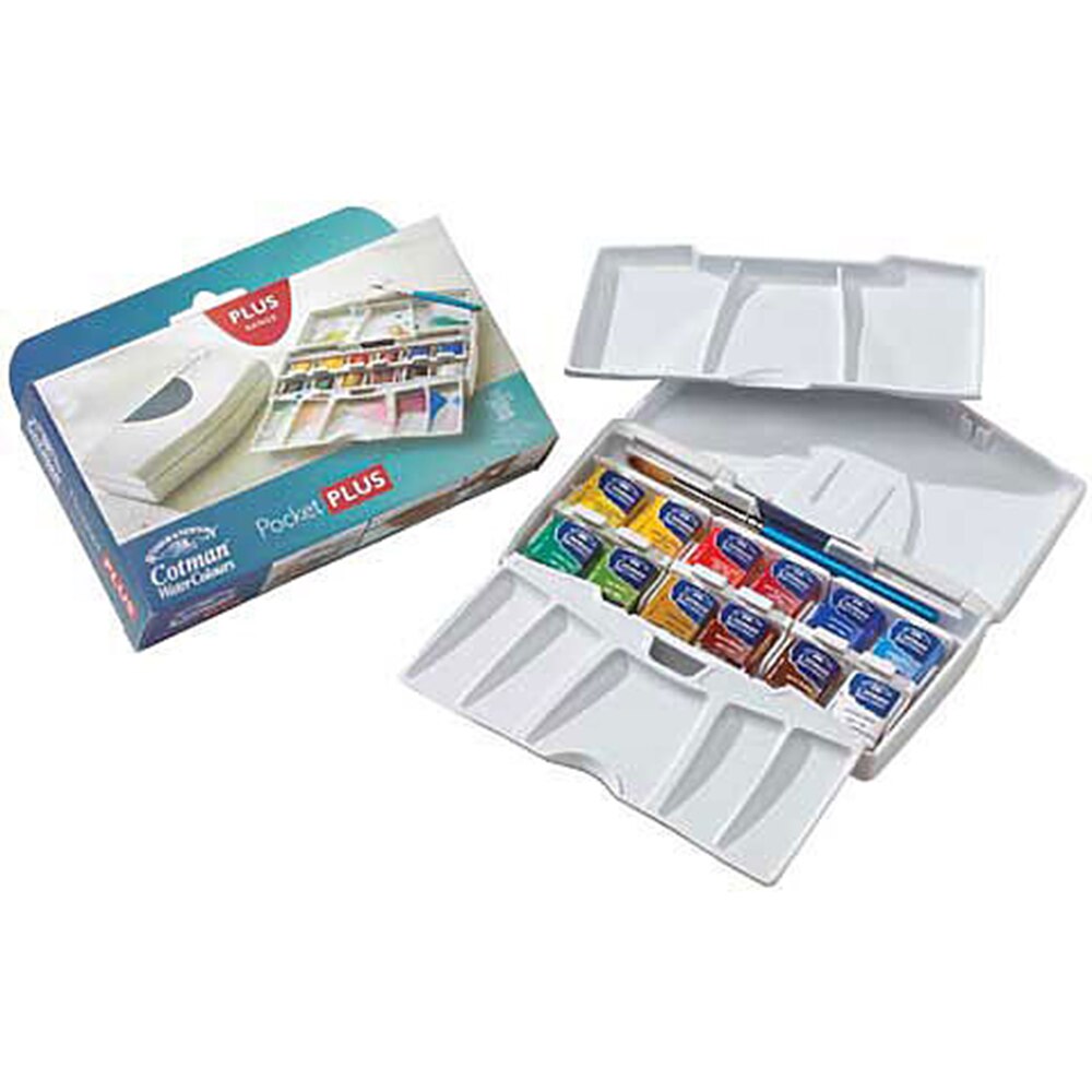 Winsor & Newton, Watercolor, Pan, Set, 12 Color